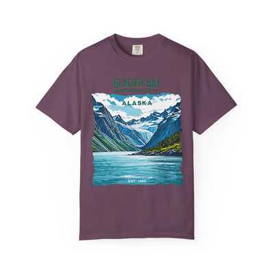 Glacier Bay National Park Tee Alaska, Nature Lover Shirt, Glacier Bay Graphic T-Shirt, Summer Adventure Top, Travel Souvenir Tee