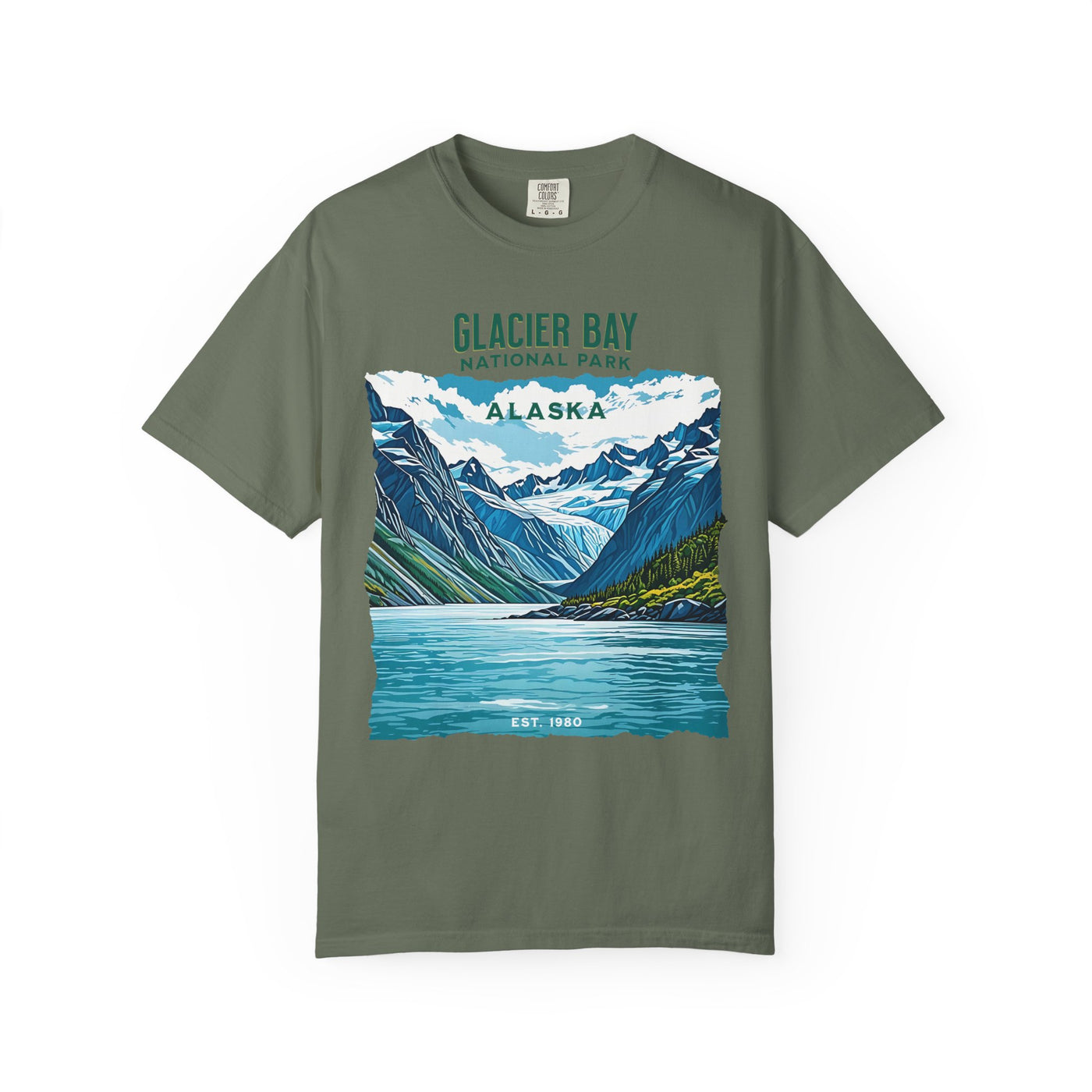 Glacier Bay National Park Tee Alaska, Nature Lover Shirt, Glacier Bay Graphic T-Shirt, Summer Adventure Top, Travel Souvenir Tee