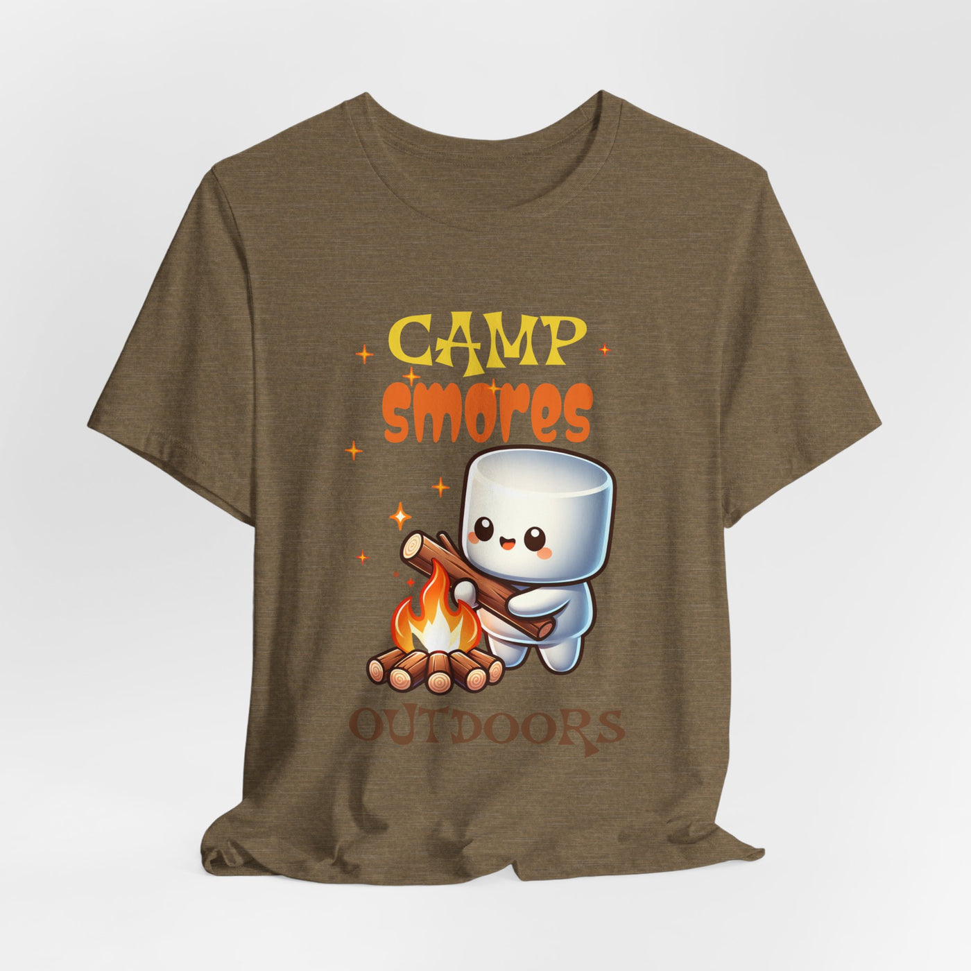 Camp S'mores Short Sleeve Tee for Outdoor Lovers