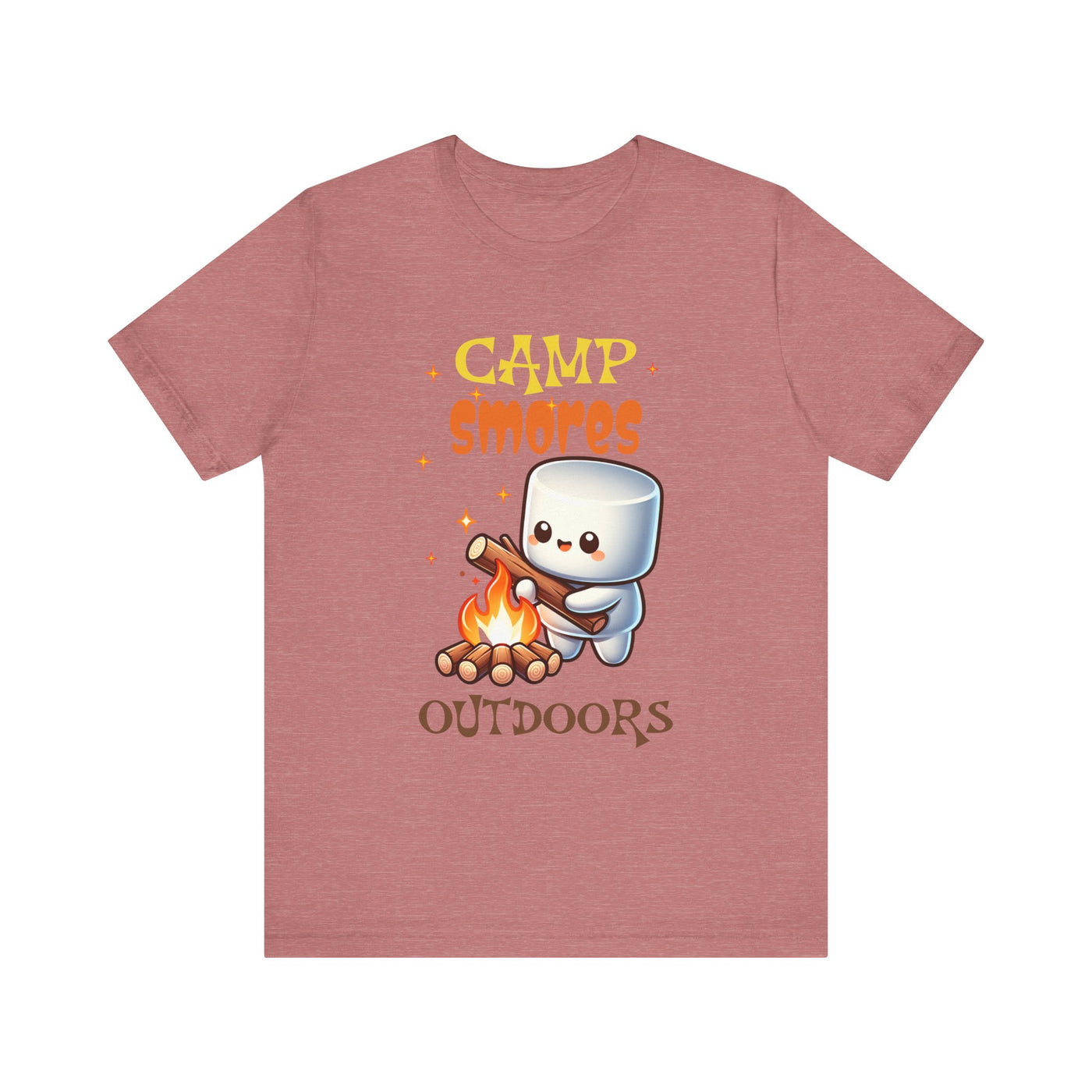 Camp S'mores Short Sleeve Tee for Outdoor Lovers