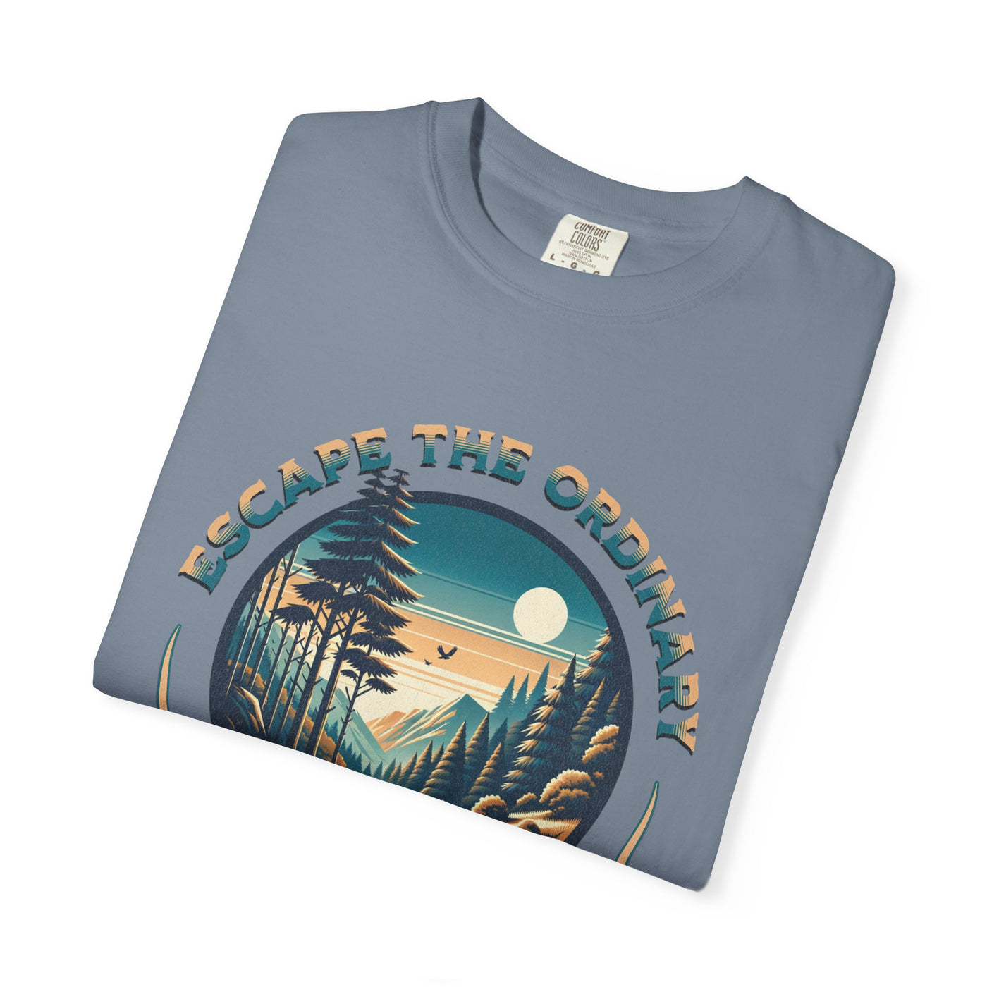 Escape the Ordinary T-shirt, Unisex Casual Tee, Outdoor Adventure Shirt, Nature Lover Gift, Relaxed Fit Tee, Eco-Friendly Apparel