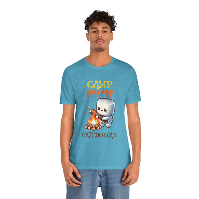 Camp S'mores Short Sleeve Tee for Outdoor Lovers