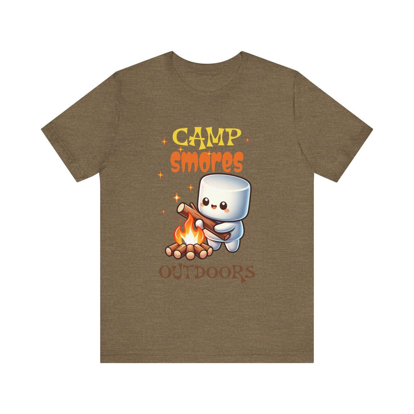 Camp S'mores Short Sleeve Tee for Outdoor Lovers