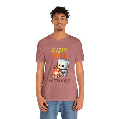 Camp S'mores Short Sleeve Tee for Outdoor Lovers