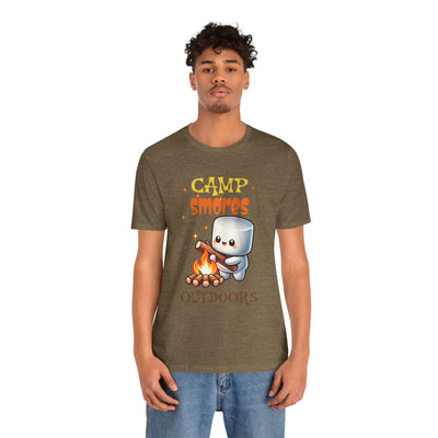 Camp S'mores Short Sleeve Tee for Outdoor Lovers