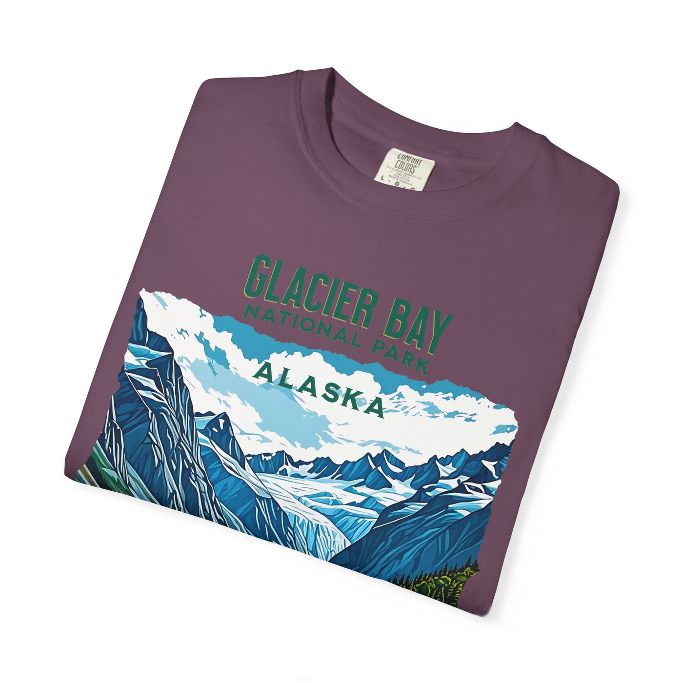 Glacier Bay National Park Tee Alaska, Nature Lover Shirt, Glacier Bay Graphic T-Shirt, Summer Adventure Top, Travel Souvenir Tee