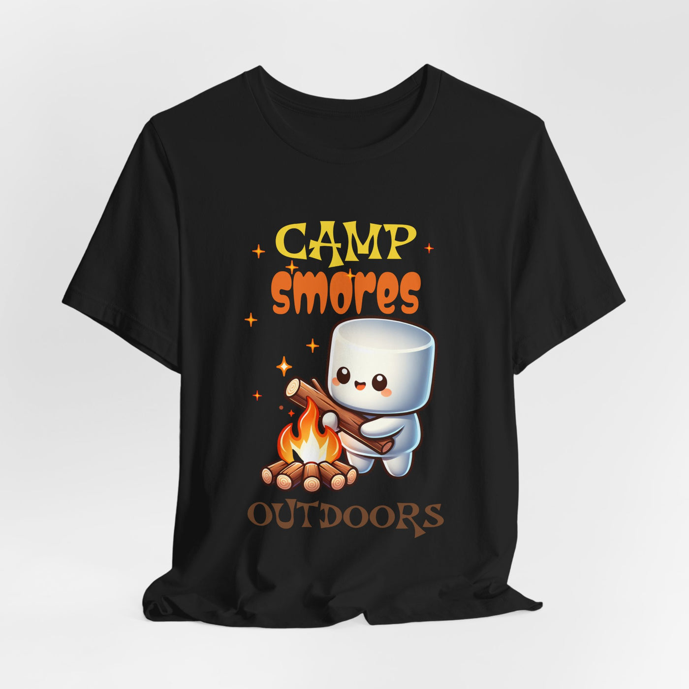 Camp S'mores Short Sleeve Tee for Outdoor Lovers
