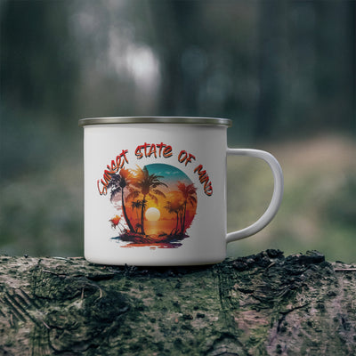 Sunset State of Mind Enamel Camping Mug