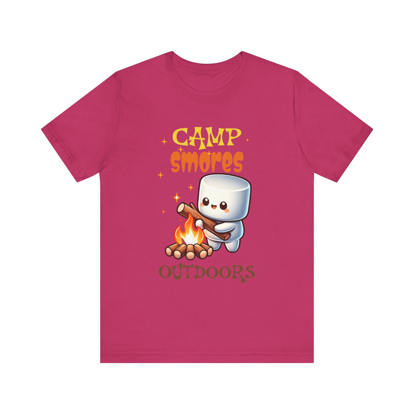 Camp S'mores Short Sleeve Tee for Outdoor Lovers