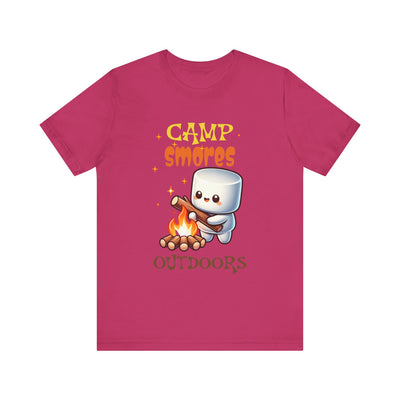 Camp S'mores Short Sleeve Tee for Outdoor Lovers