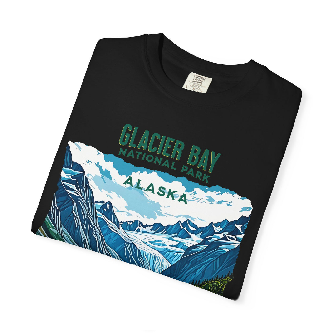 Glacier Bay National Park Tee Alaska, Nature Lover Shirt, Glacier Bay Graphic T-Shirt, Summer Adventure Top, Travel Souvenir Tee
