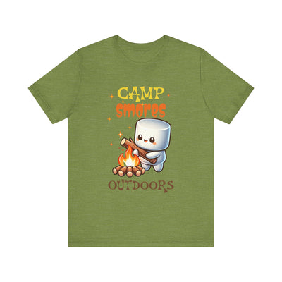 Camp S'mores Short Sleeve Tee for Outdoor Lovers