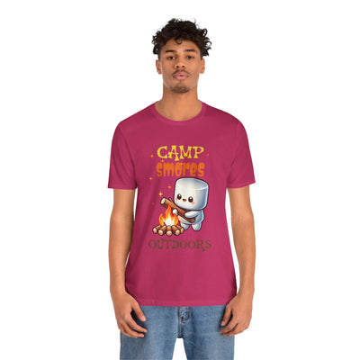 Camp S'mores Short Sleeve Tee for Outdoor Lovers