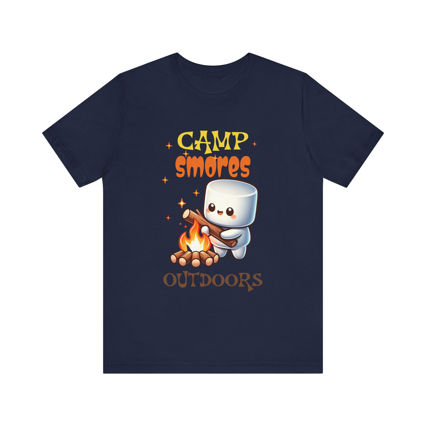 Camp S'mores Short Sleeve Tee for Outdoor Lovers