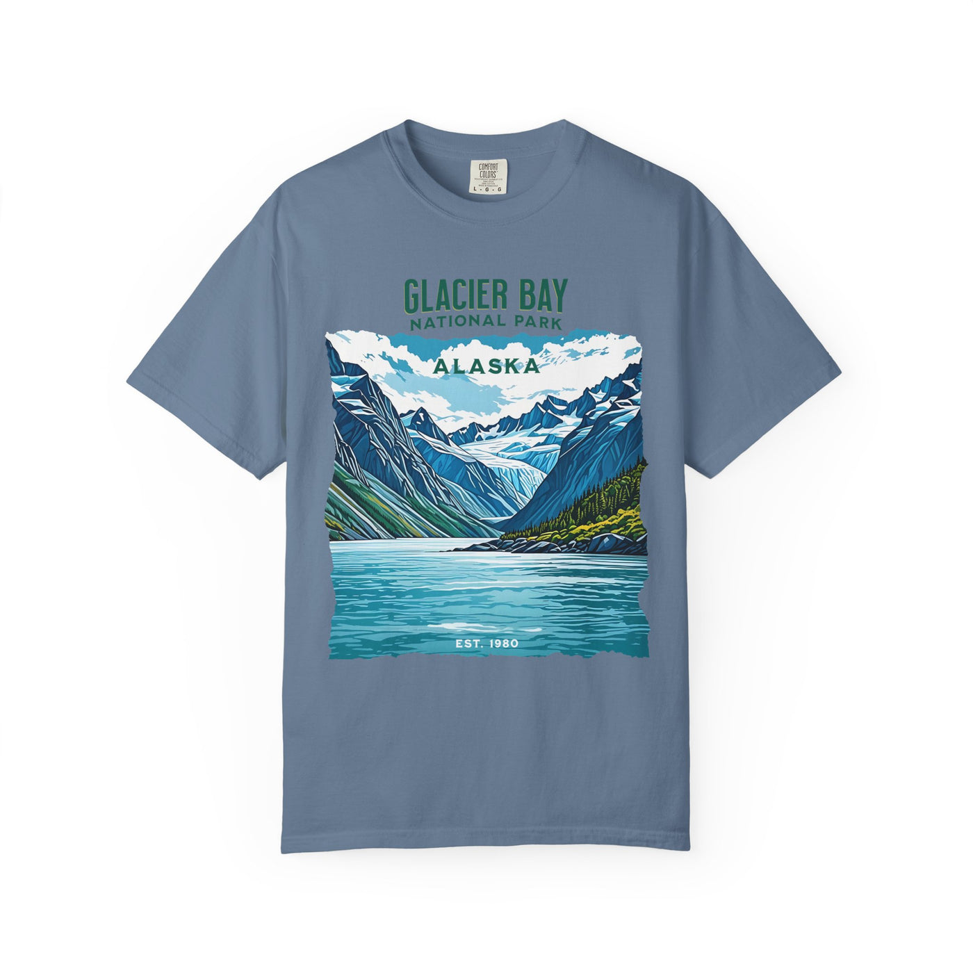 Glacier Bay National Park Tee Alaska, Nature Lover Shirt, Glacier Bay Graphic T-Shirt, Summer Adventure Top, Travel Souvenir Tee
