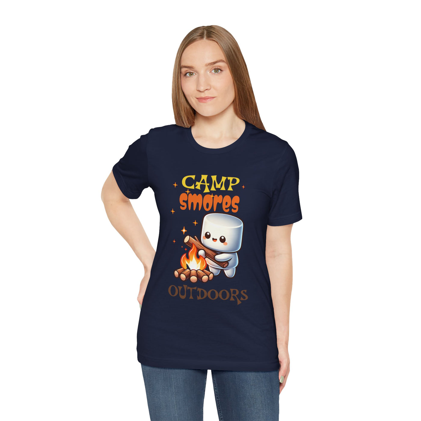 Camp S'mores Short Sleeve Tee for Outdoor Lovers