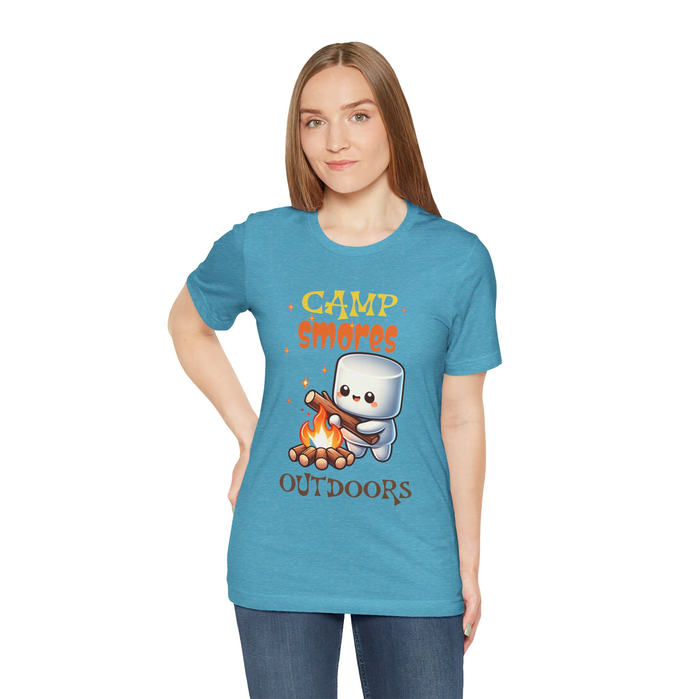 Camp S'mores Short Sleeve Tee for Outdoor Lovers