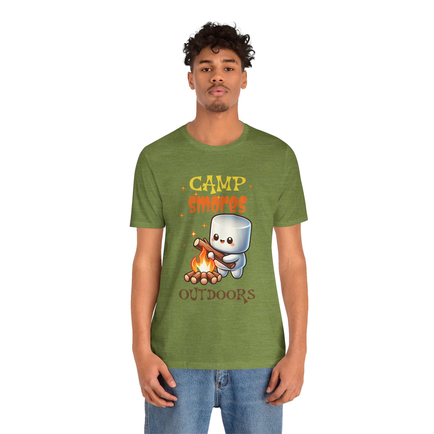 Camp S'mores Short Sleeve Tee for Outdoor Lovers