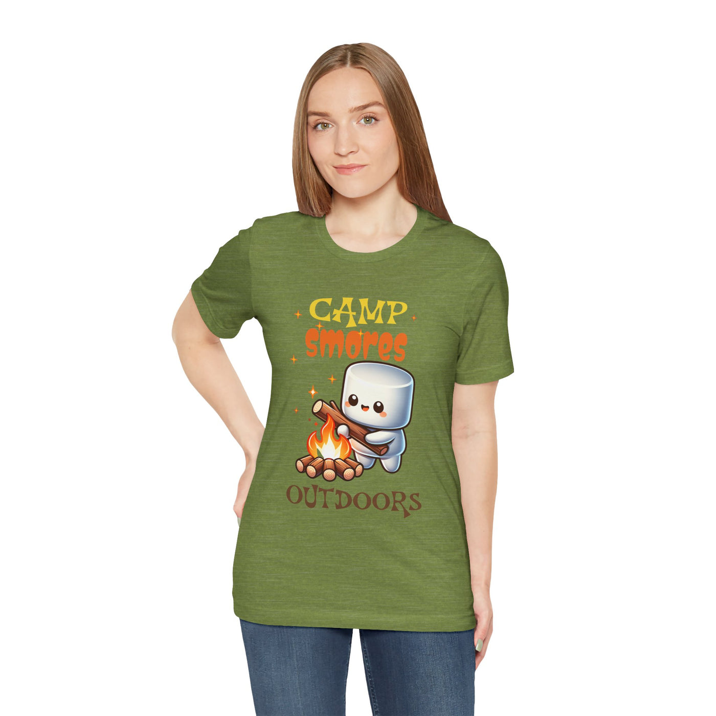 Camp S'mores Short Sleeve Tee for Outdoor Lovers