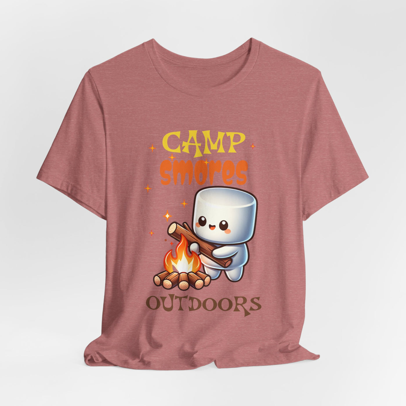 Camp S'mores Short Sleeve Tee for Outdoor Lovers