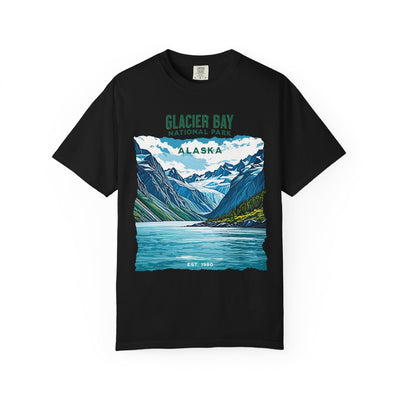 Glacier Bay National Park Tee Alaska, Nature Lover Shirt, Glacier Bay Graphic T-Shirt, Summer Adventure Top, Travel Souvenir Tee
